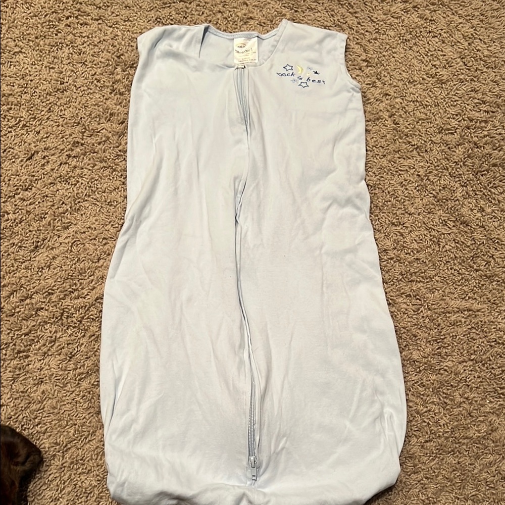 Halo Blue Sleep Sack Pajamas with Zipper Closure